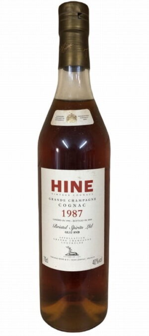 Hine 1987 Grande Champagne Cognac