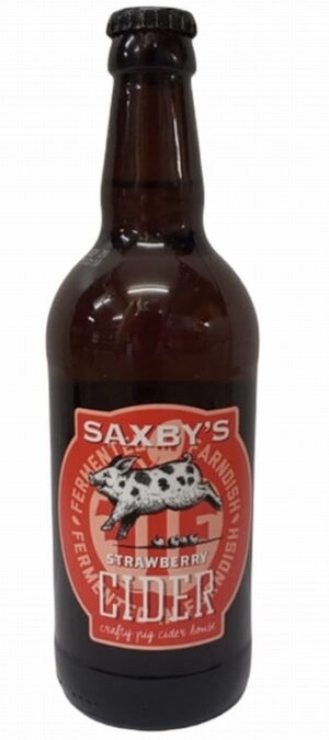 Saxby's Strawberry Cider
