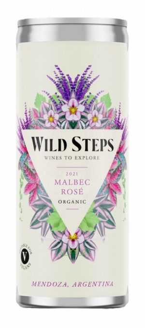 Wild Steps Malbec Rosé Can 2021 (250ml)